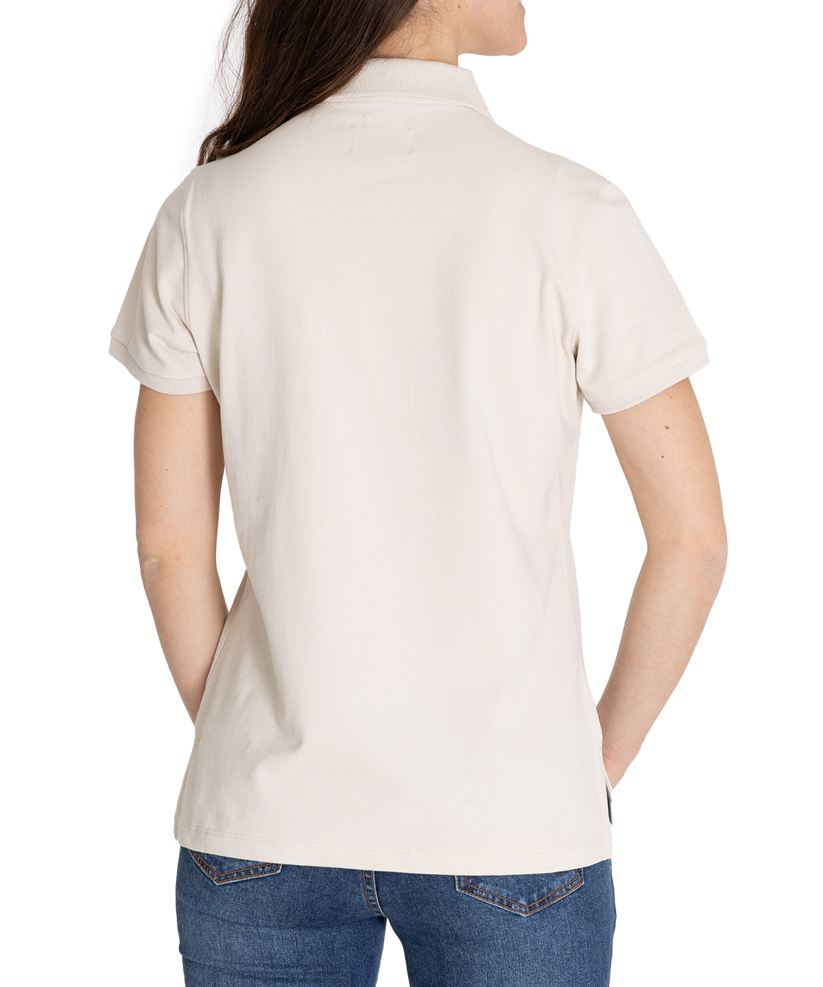 Polera Algodón Pima Mujer Sandie Beige Rockford
