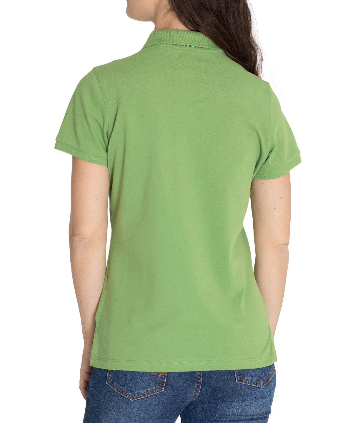 Polera Algodón Pima Mujer Sandie Verde Rockford