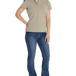 Polera Algodón Pima Mujer Sandie Oliva Rockford