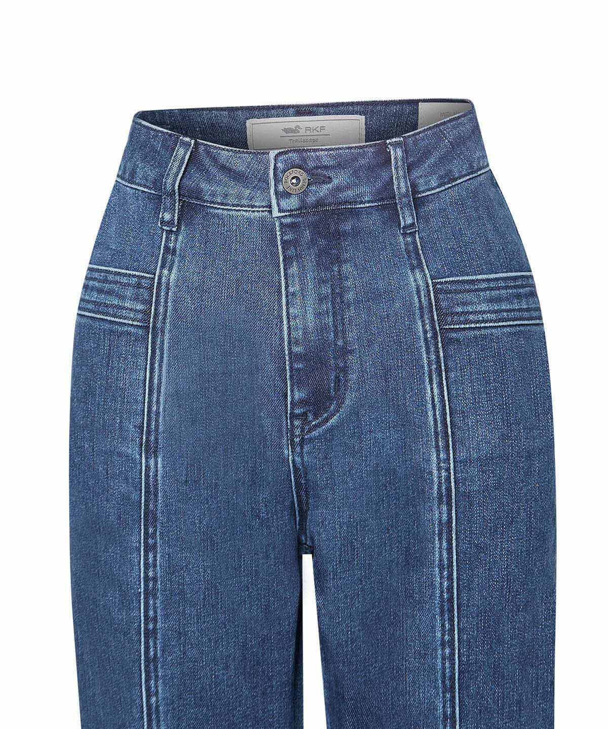 Jeans Algodón Mujer Traful Azul Rockford