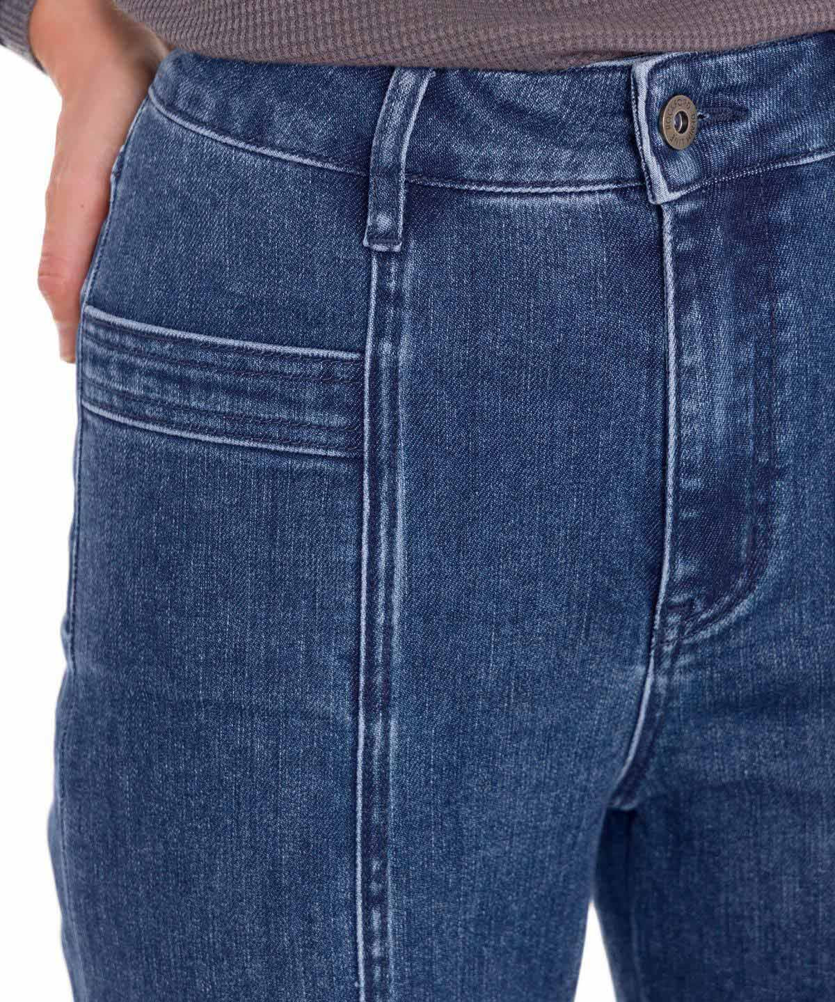 Jeans Algodón Mujer Traful Azul Rockford