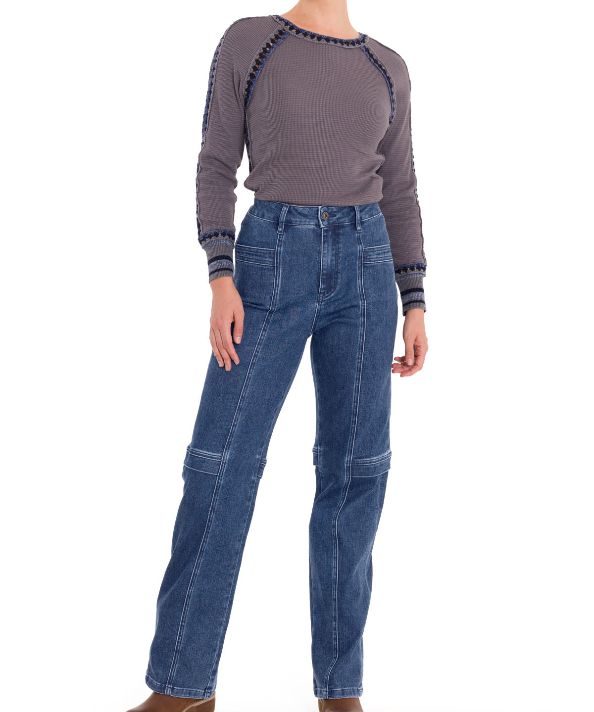 Jeans Algodón Mujer Traful Azul Rockford