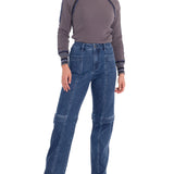 Jeans Algodón Mujer Traful Azul Rockford