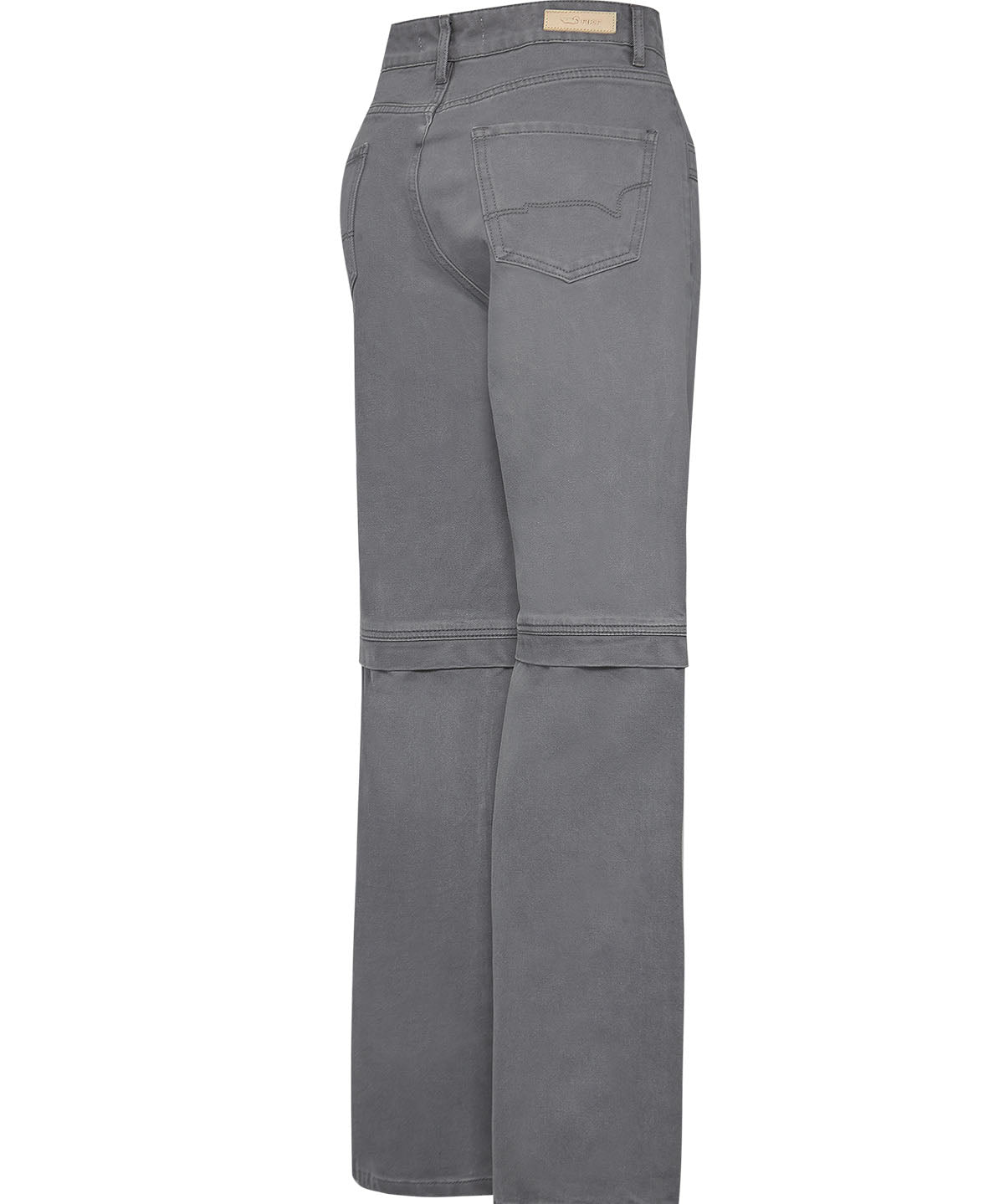 Jeans Algodón Mujer Traful Gris Rockford