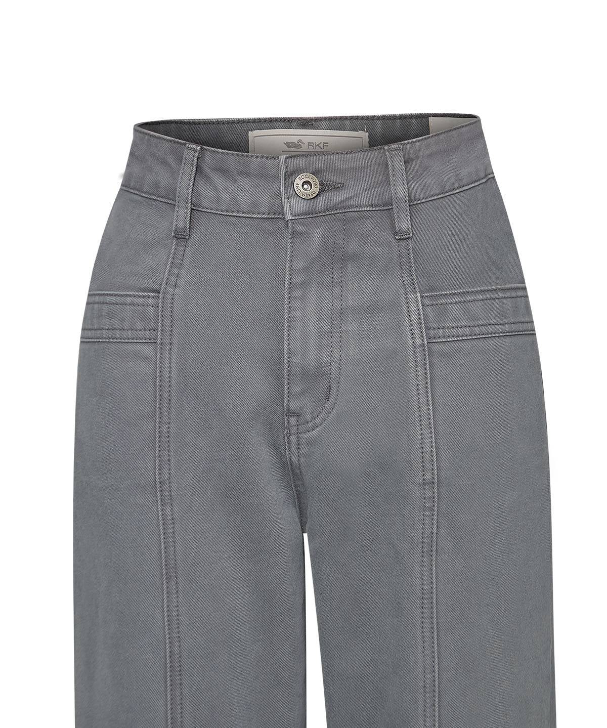 Jeans Algodón Mujer Traful Gris Rockford