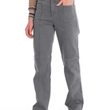 Jeans Algodón Mujer Traful Gris Rockford