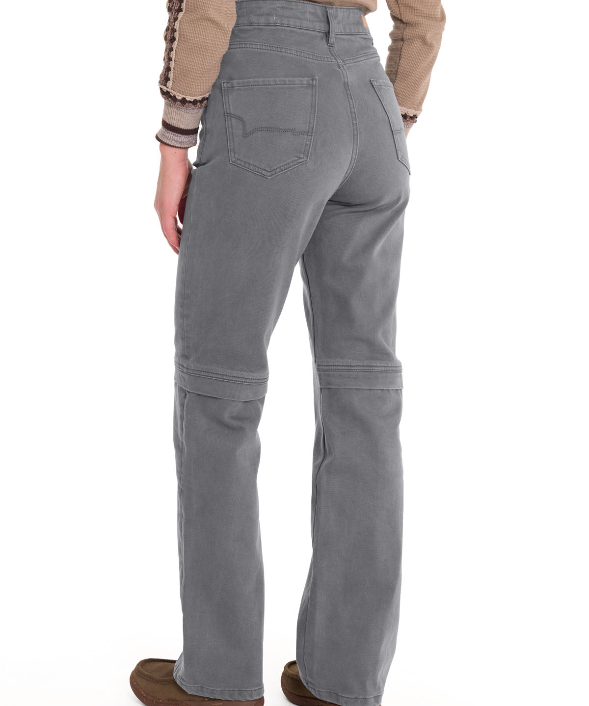 Jeans Algodón Mujer Traful Gris Rockford