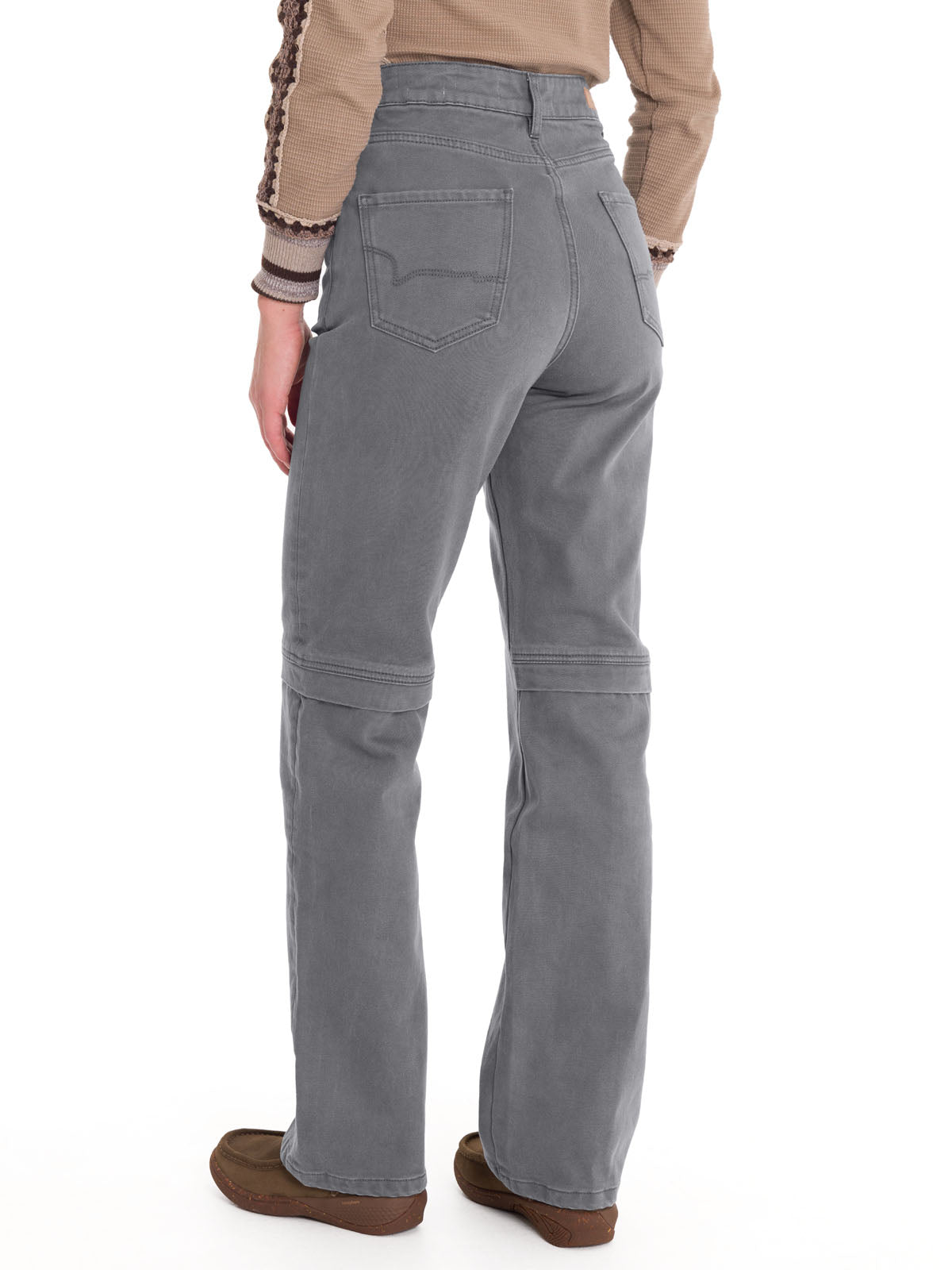 Jeans Algodón Mujer Traful Gris Rockford