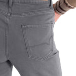 Jeans Algodón Mujer Traful Gris Rockford
