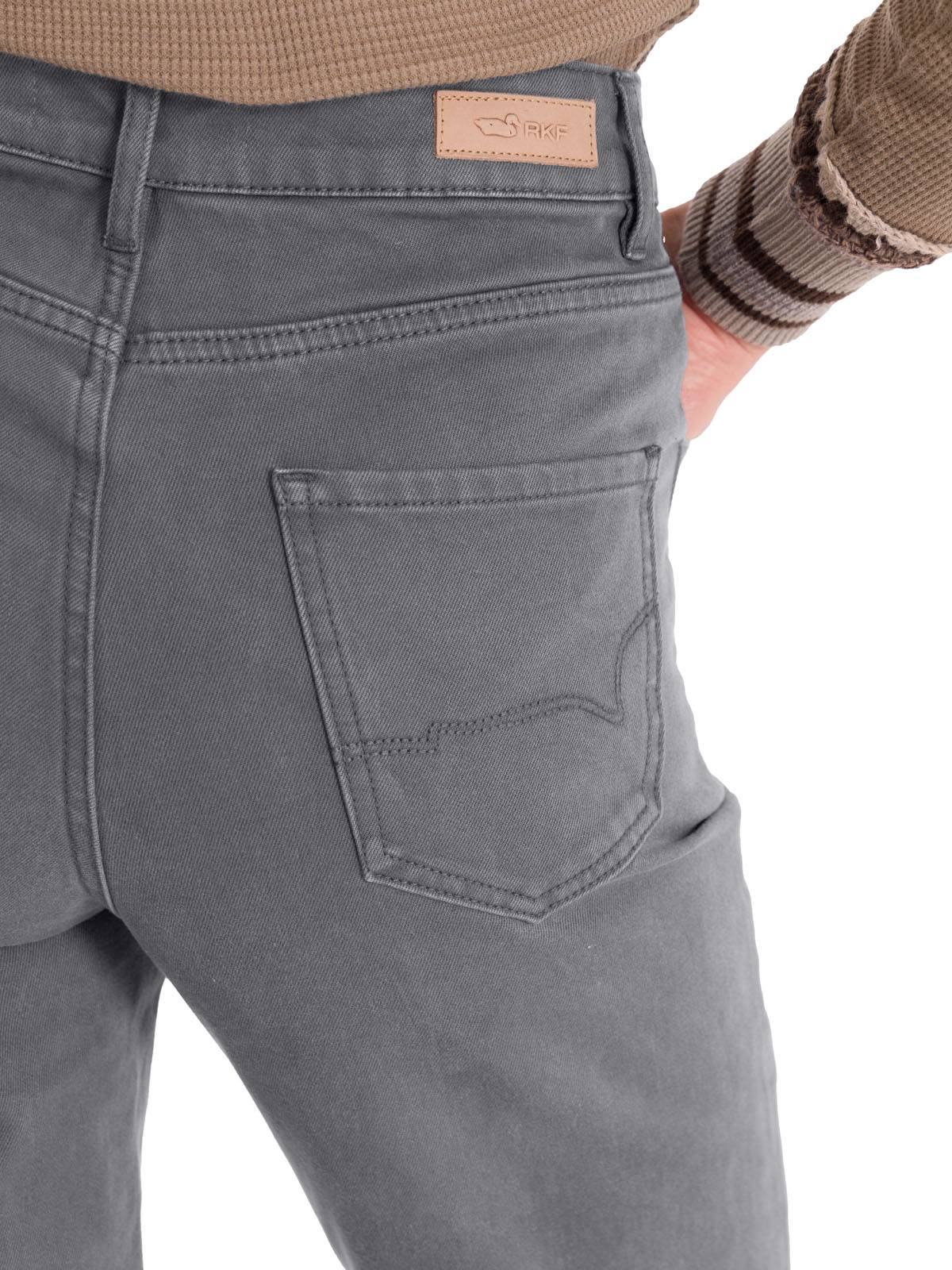 Jeans Algodón Mujer Traful Gris Rockford