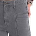 Jeans Algodón Mujer Traful Gris Rockford