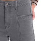 Jeans Algodón Mujer Traful Gris Rockford