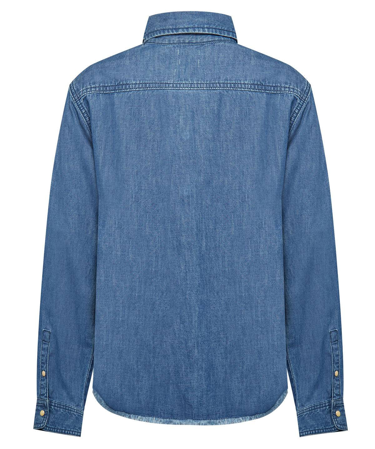 Blusa Algodón Orgánico Mujer Kilimanjaro Azul Rockford