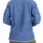 Blusa Algodón Orgánico Mujer Kilimanjaro Azul Rockford