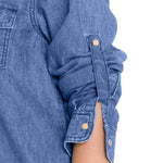 Blusa Algodón Orgánico Mujer Kilimanjaro Azul Rockford