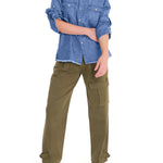 Blusa Algodón Orgánico Mujer Kilimanjaro Azul Rockford