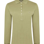 Polera Algodón Pima Mujer Godwin Verde Rockford