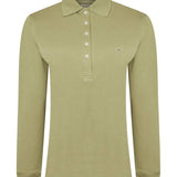 Polera Algodón Pima Mujer Godwin Verde Rockford