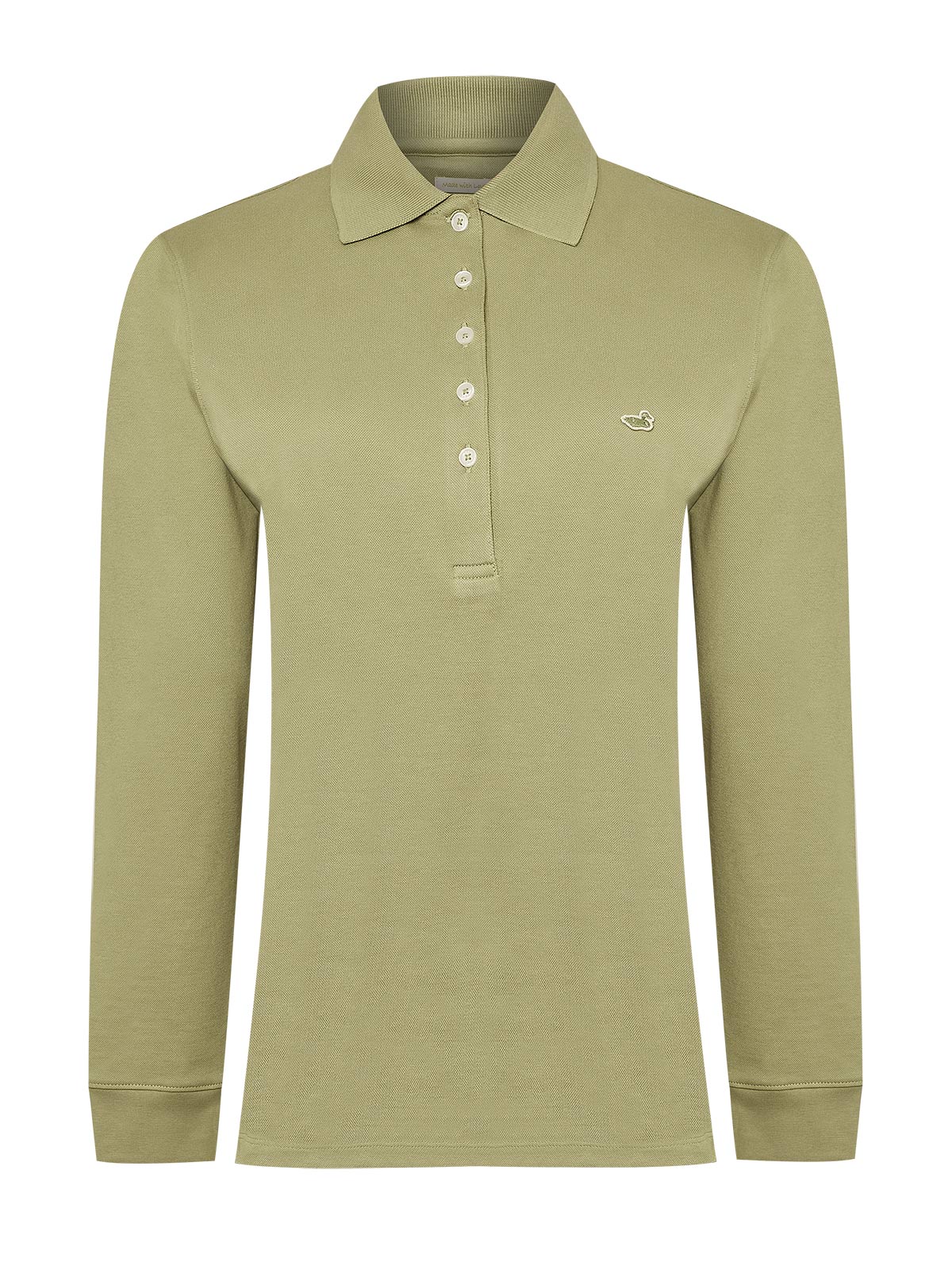 Polera Algodón Pima Mujer Godwin Verde Rockford