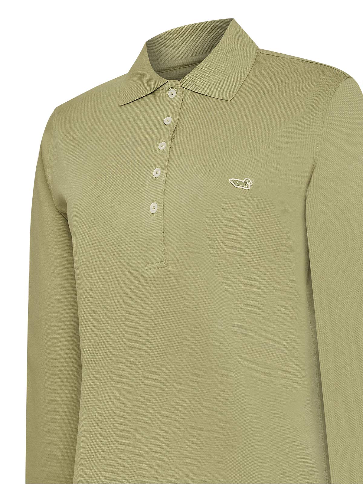 Polera Algodón Pima Mujer Godwin Verde Rockford