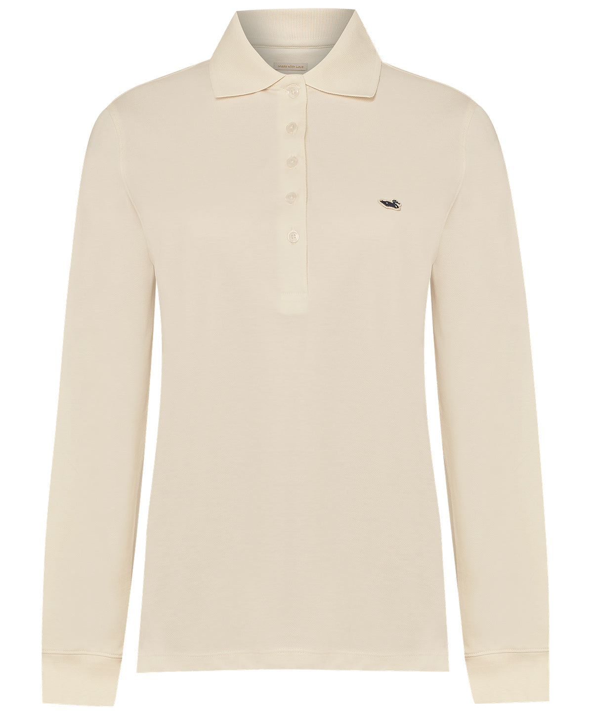 Polera Algodón Pima Mujer Godwin Blanco Rockford