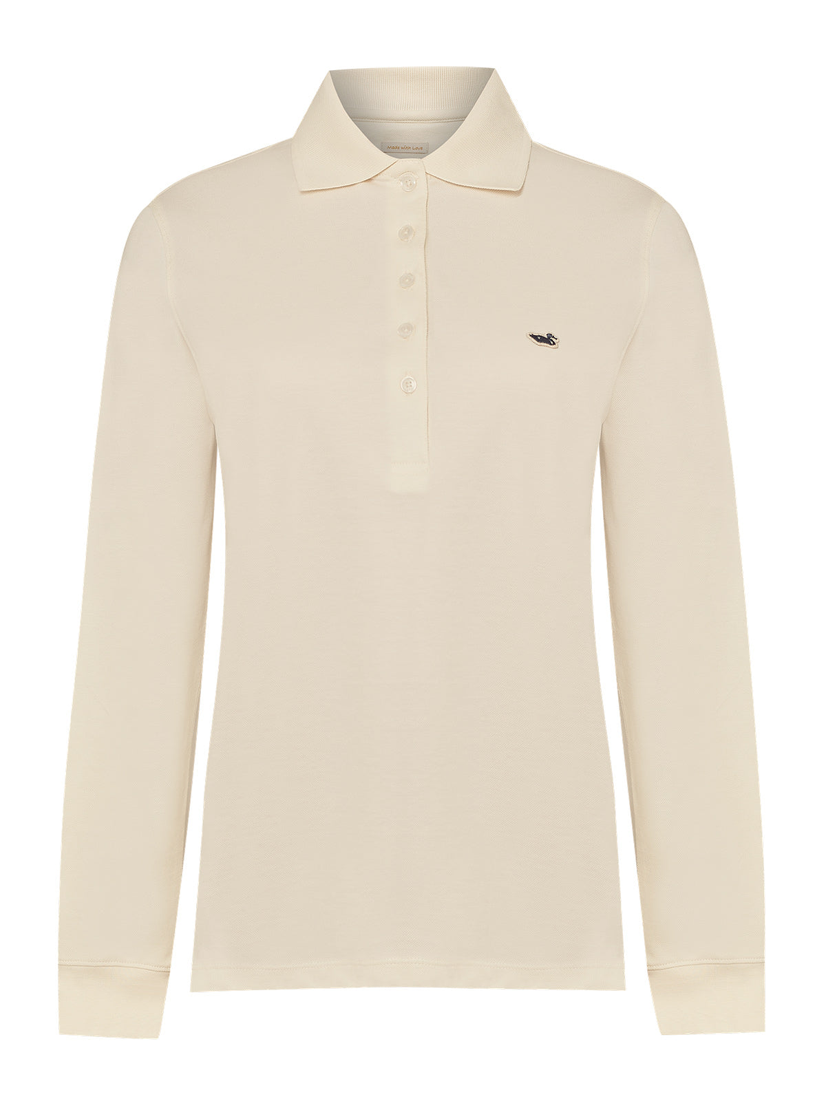 Polera Algodón Pima Mujer Godwin Blanco Rockford