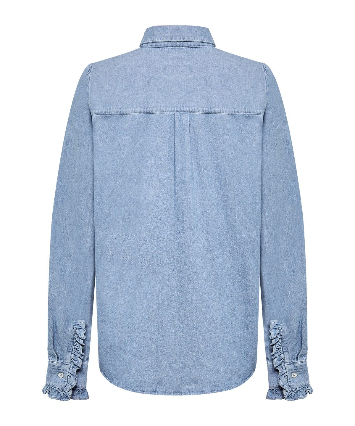 Blusa Algodón Mujer Dinam Azul Rockford