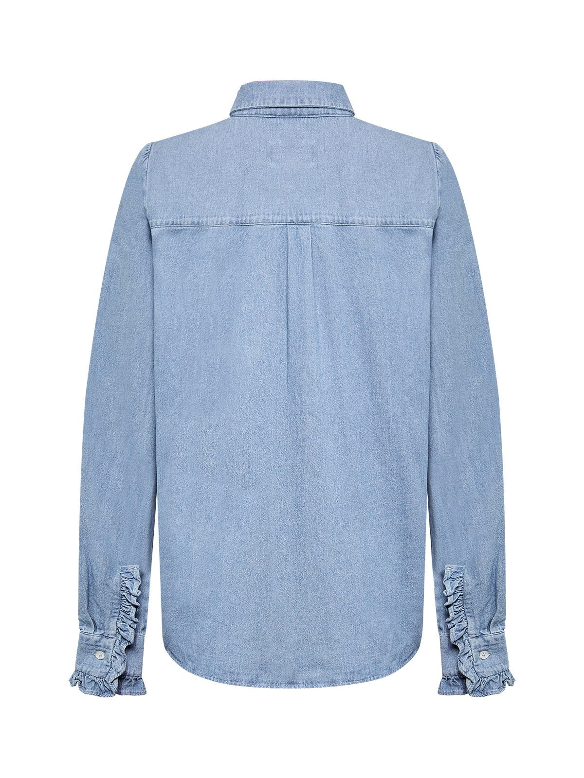 Blusa Algodón Mujer Dinam Azul Rockford