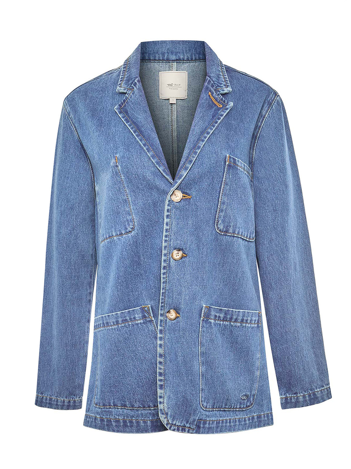 Chaqueta Algodón Mujer Lime Azul Rockford