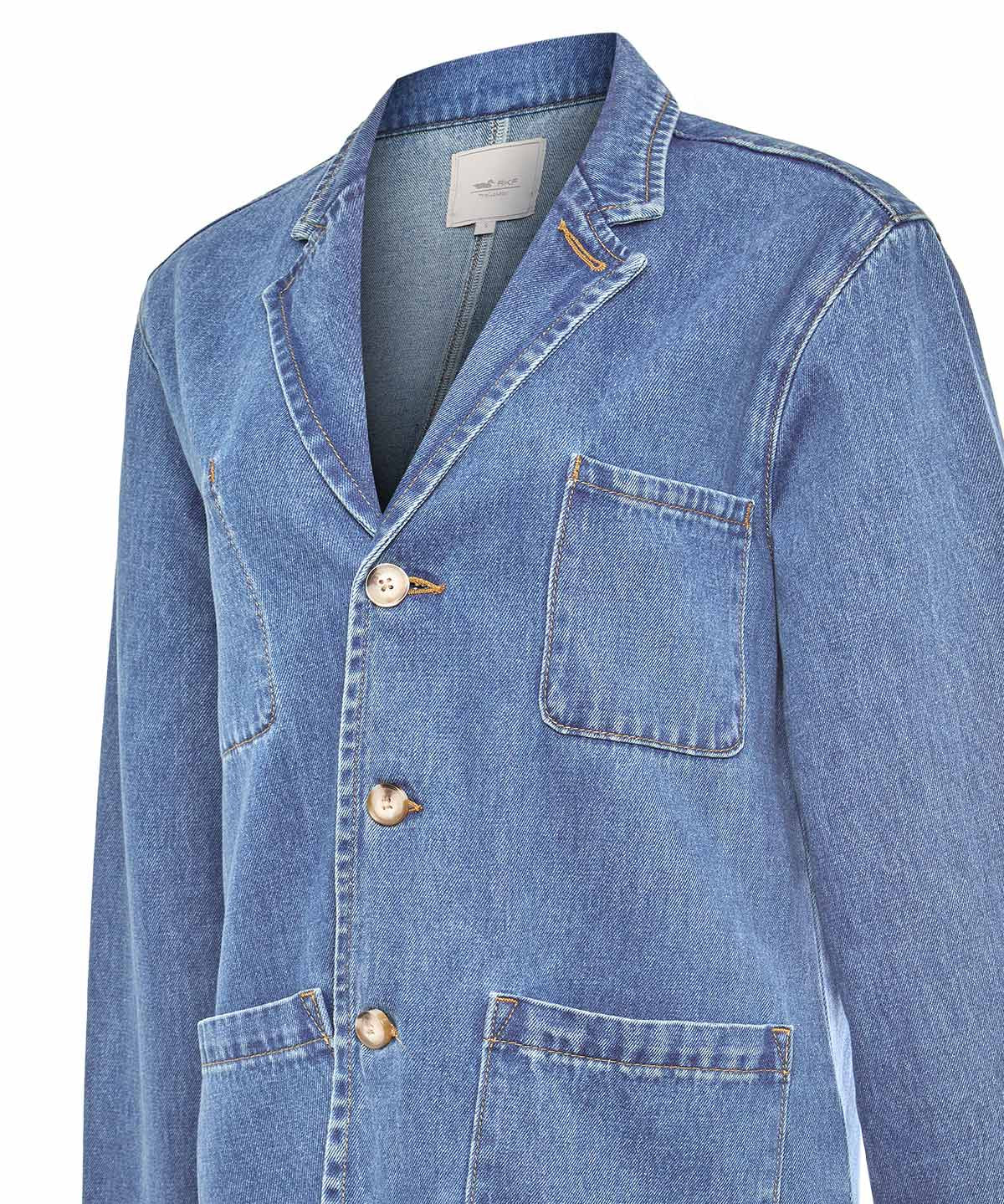 Chaqueta Algodón Mujer Lime Azul Rockford