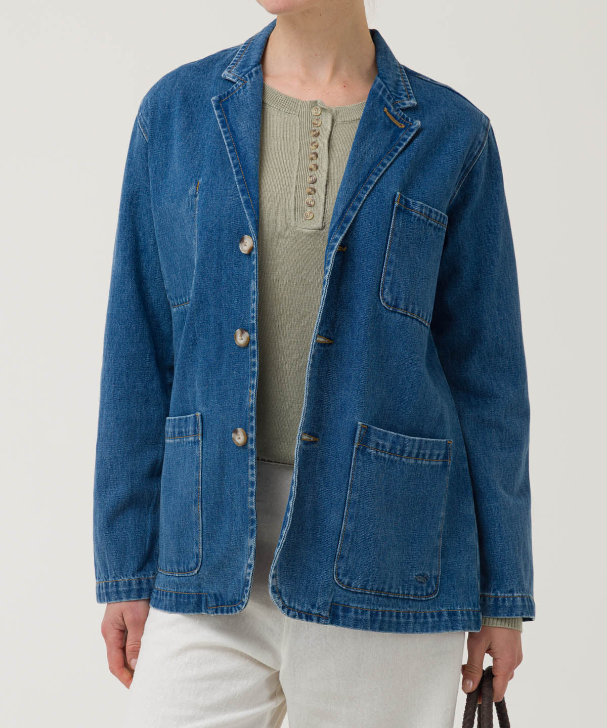 Chaqueta Algodón Mujer Lime Azul Rockford