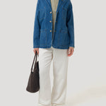 Chaqueta Algodón Mujer Lime Azul Rockford