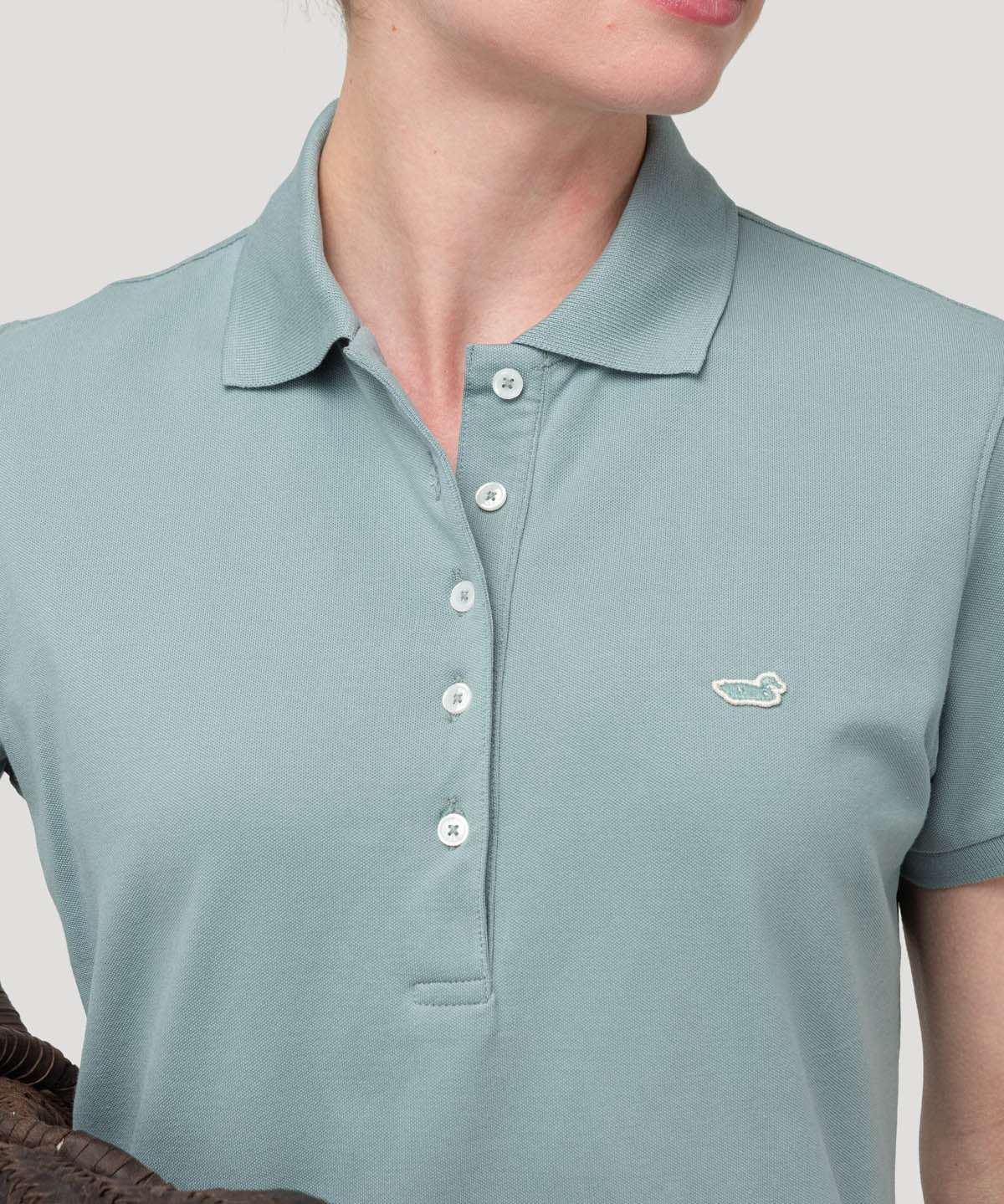 Polera Algodón Mujer Sandie Celeste Rockford
