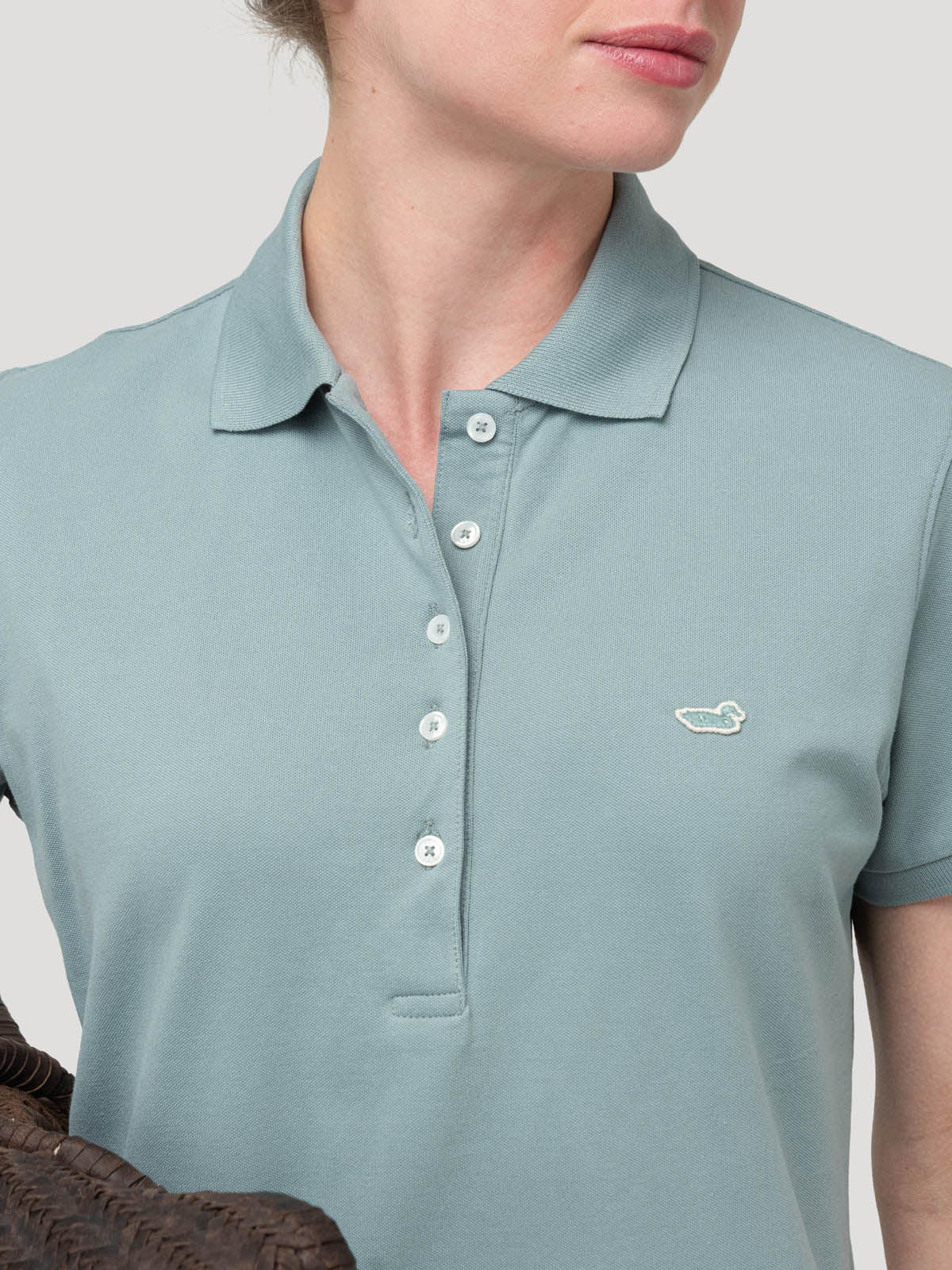 Polera Algodón Mujer Sandie Celeste Rockford