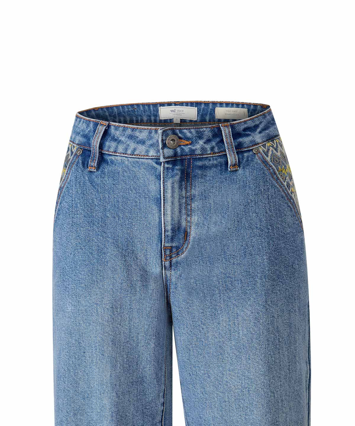 Jeans Algodón Mujer Fitz Azul Rockford