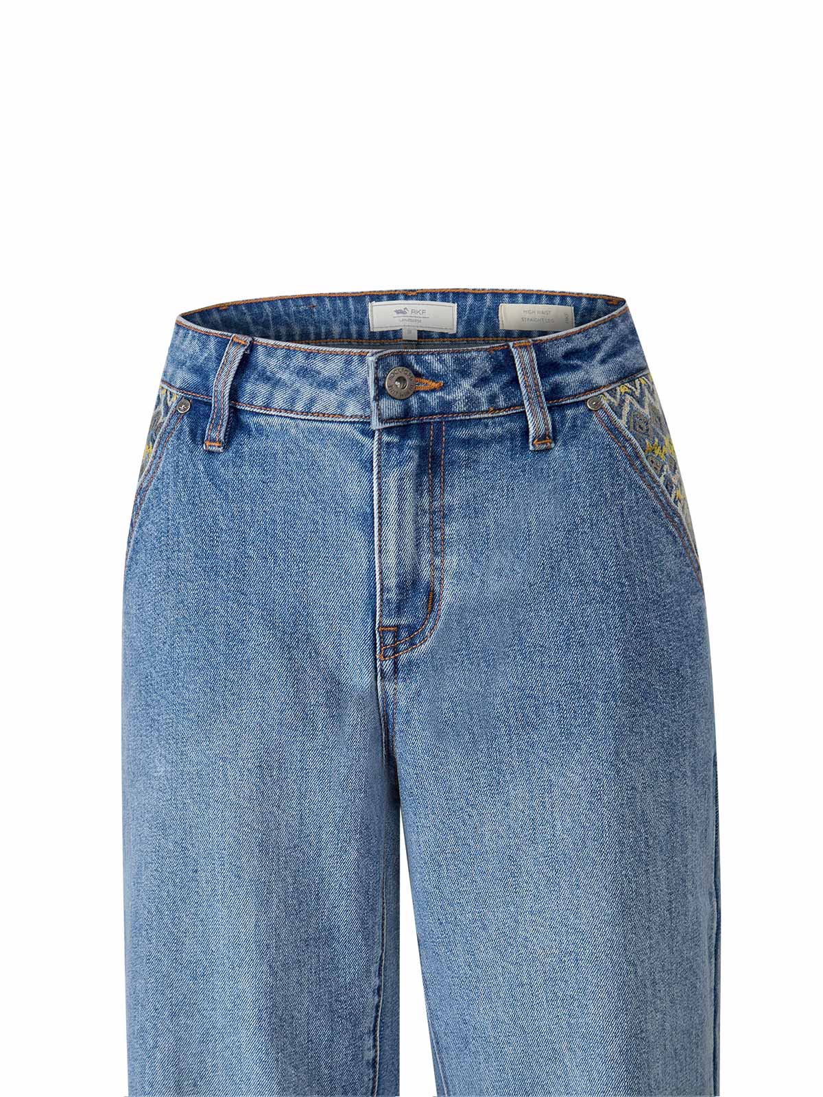 Jeans Algodón Mujer Fitz Azul Rockford