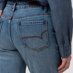 Jeans Algodón Mujer Fitz Azul Rockford