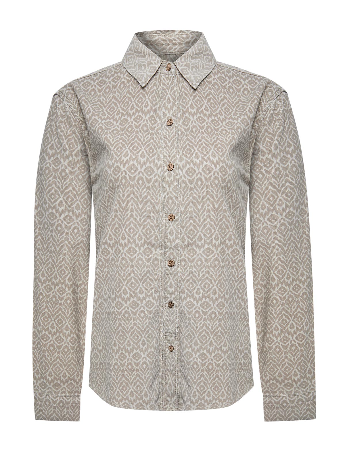 Blusa Algodón Mujer Genario Beige Rockford