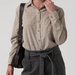 Blusa Algodón Mujer Genario Beige Rockford