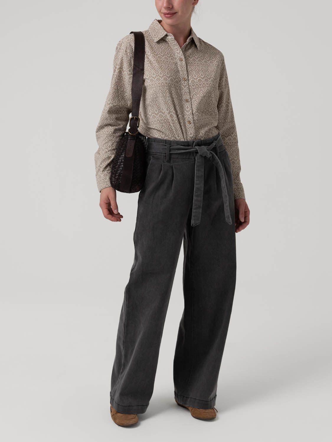 Blusa Algodón Mujer Genario Beige Rockford