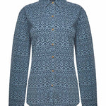 Blusa Algodón Mujer Genario Azul Rockford