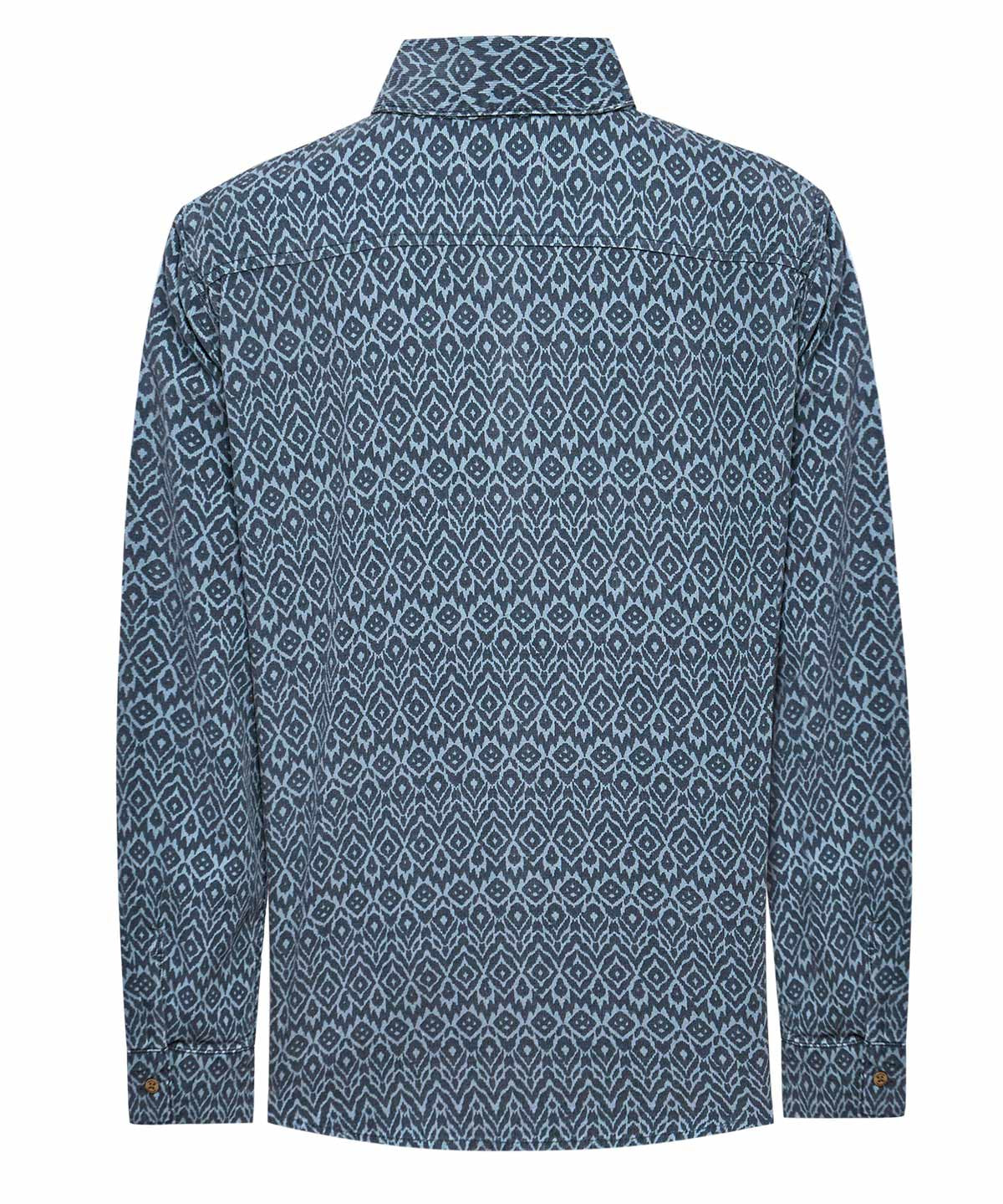 Blusa Algodón Mujer Genario Azul Rockford