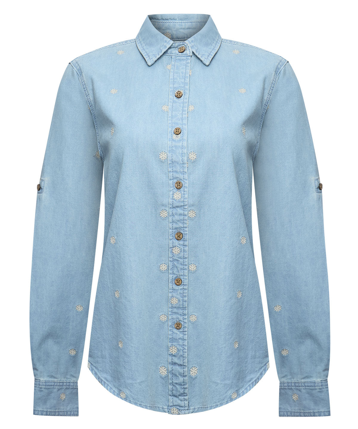 Blusa Algodón Mujer Snowflex Azul Rockford