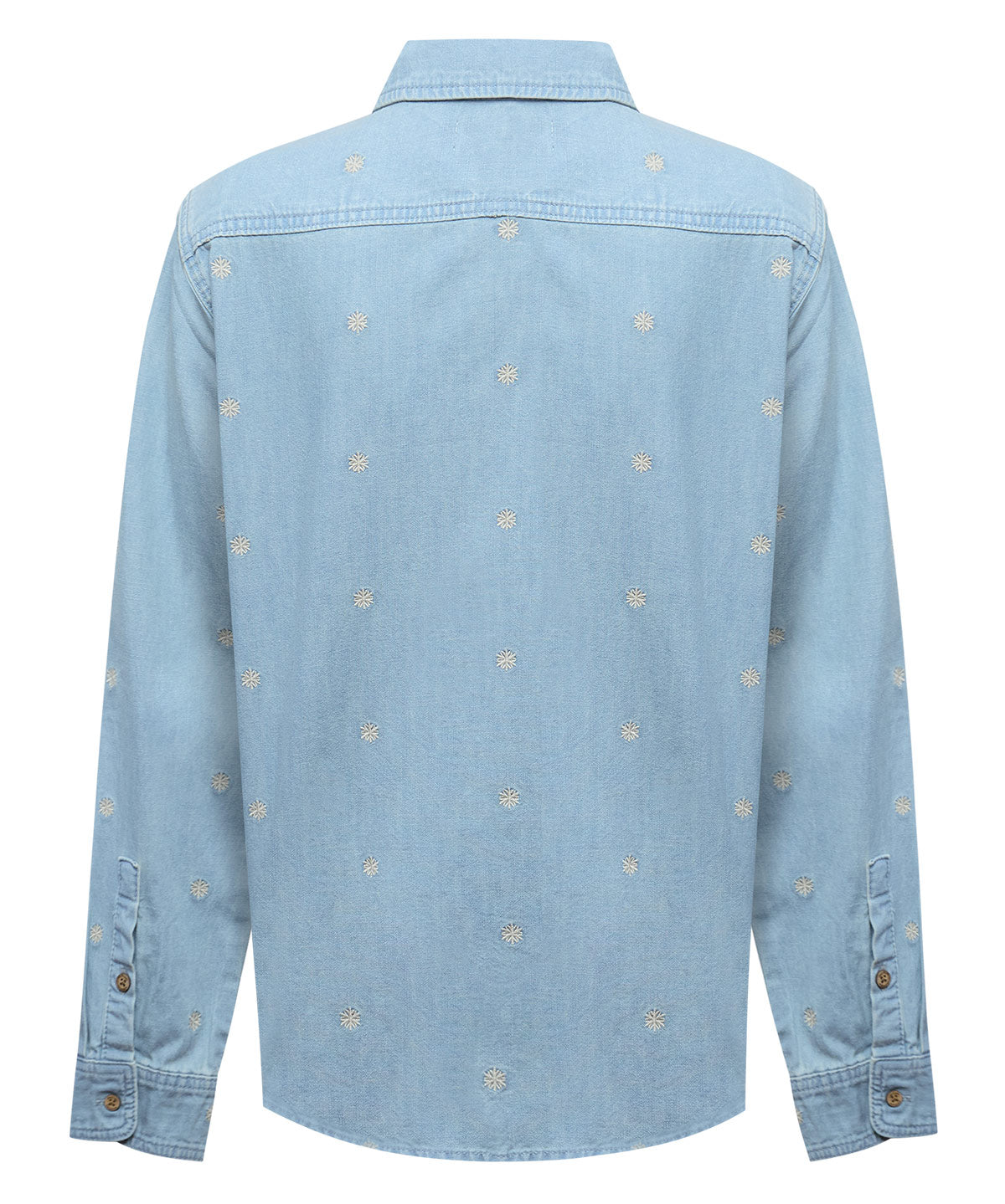 Blusa Algodón Mujer Snowflex Azul Rockford