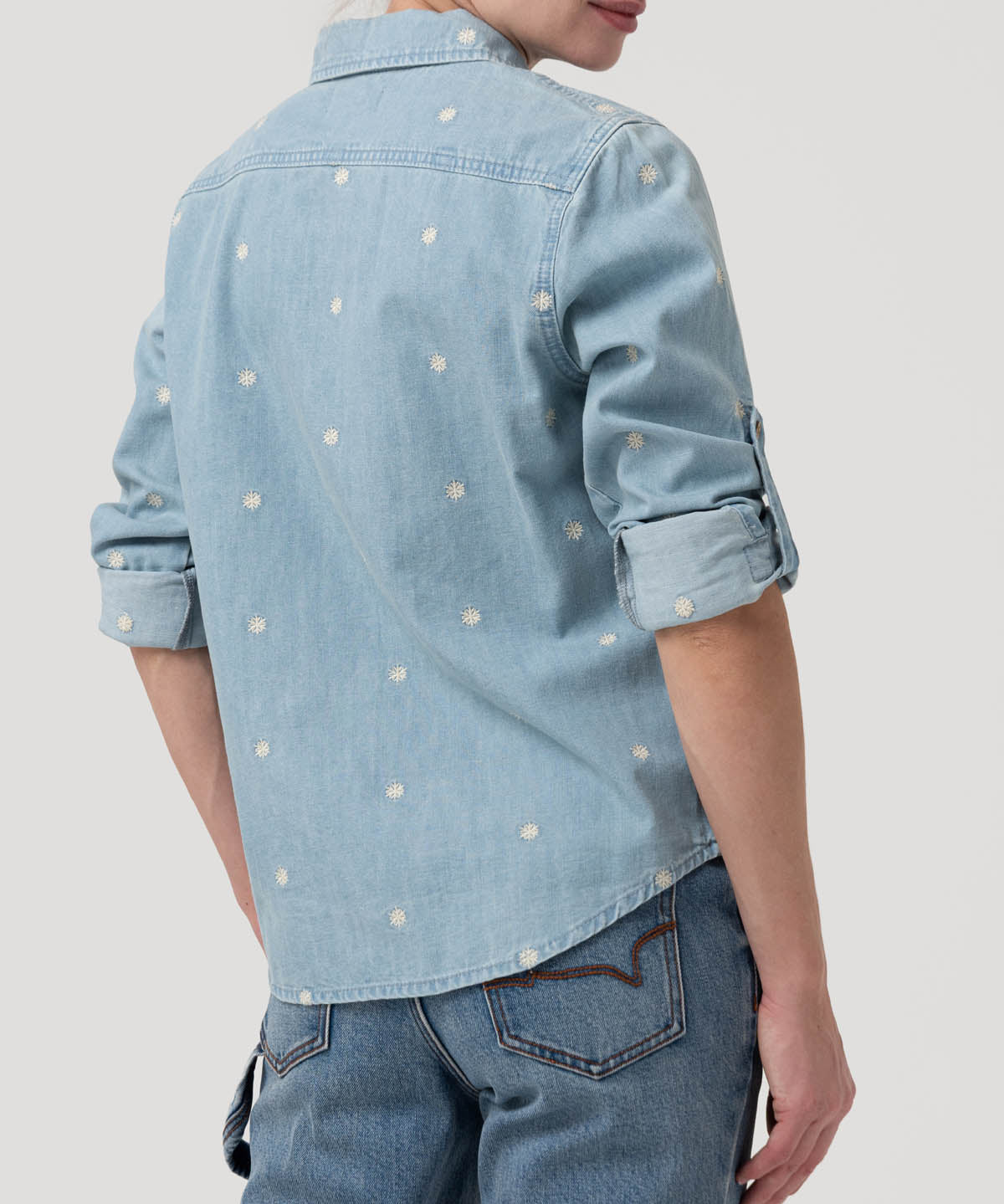 Blusa Algodón Mujer Snowflex Azul Rockford