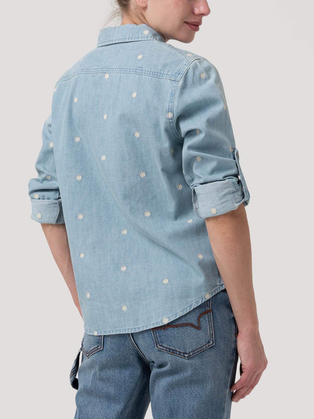 Blusa Algodón Mujer Snowflex Azul Rockford