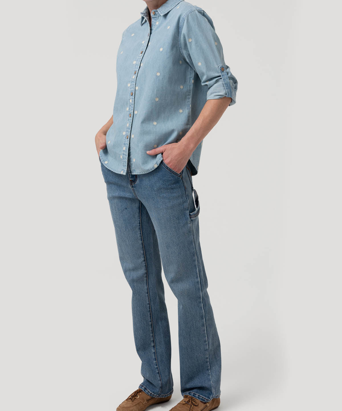 Blusa Algodón Mujer Snowflex Azul Rockford