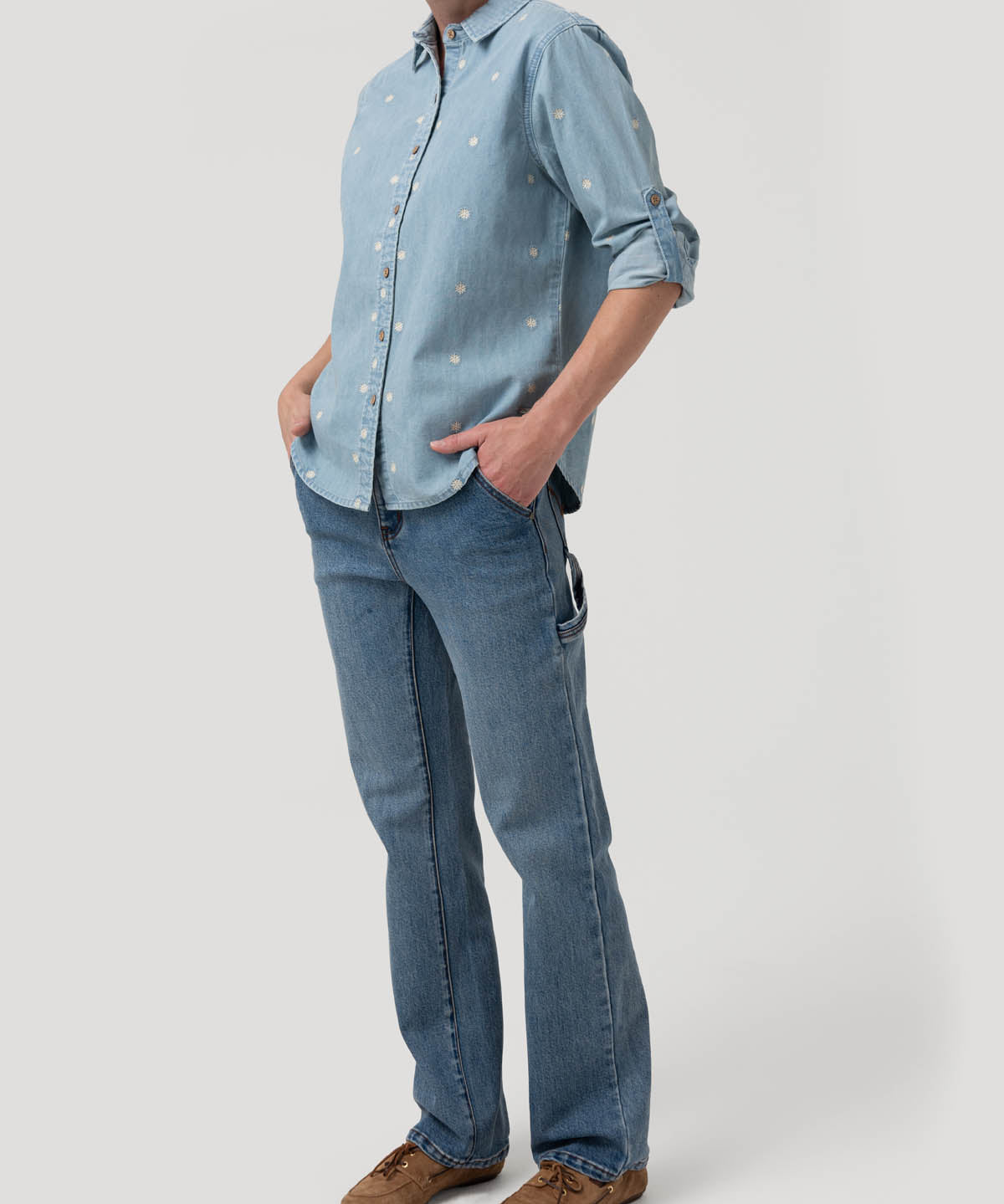 Blusa Algodón Mujer Snowflex Azul Rockford