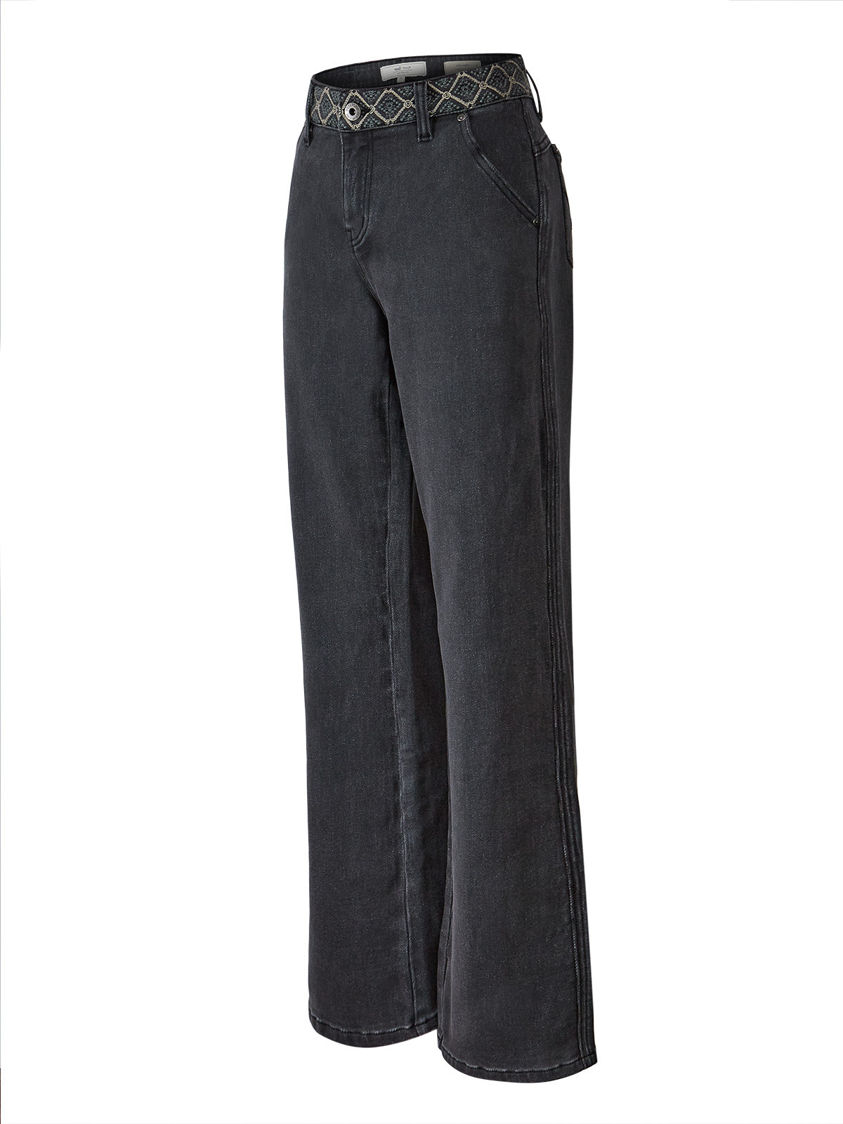 Jeans Algodón Mujer Eclipse Gris Rockford