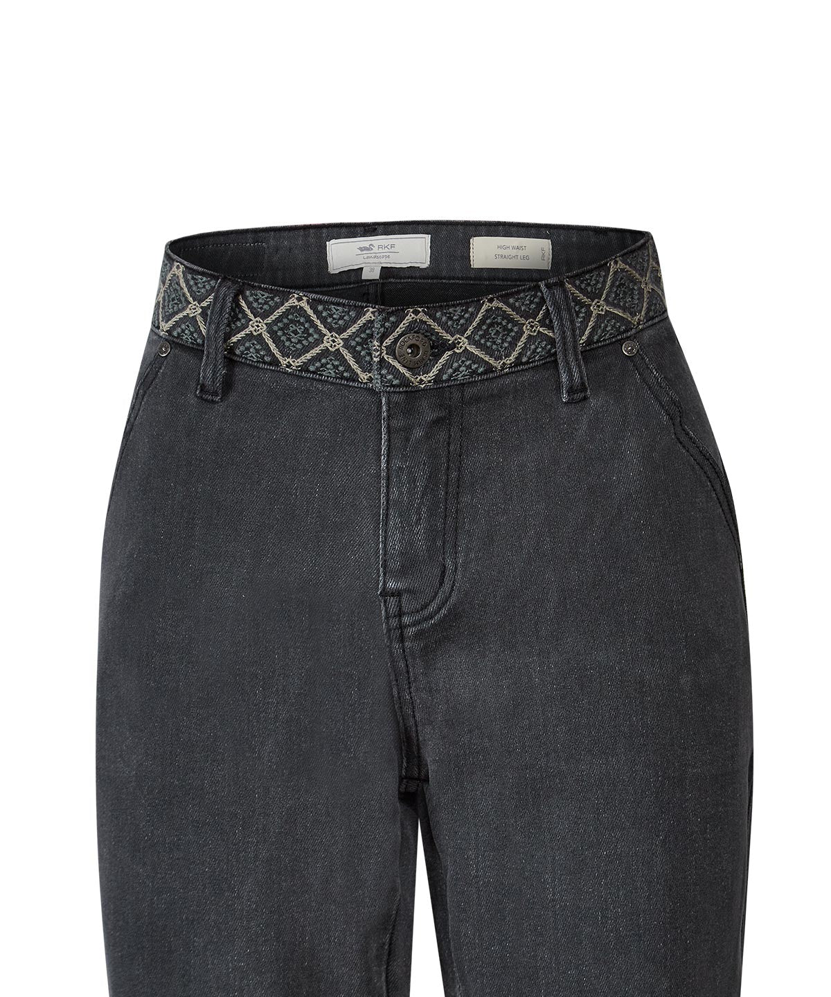 Jeans Algodón Mujer Eclipse Gris Rockford